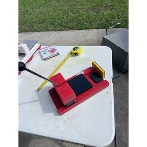 Original Red Sizzix Die Cutting Machine Provo Craft Manuel Scrapbooking & #2